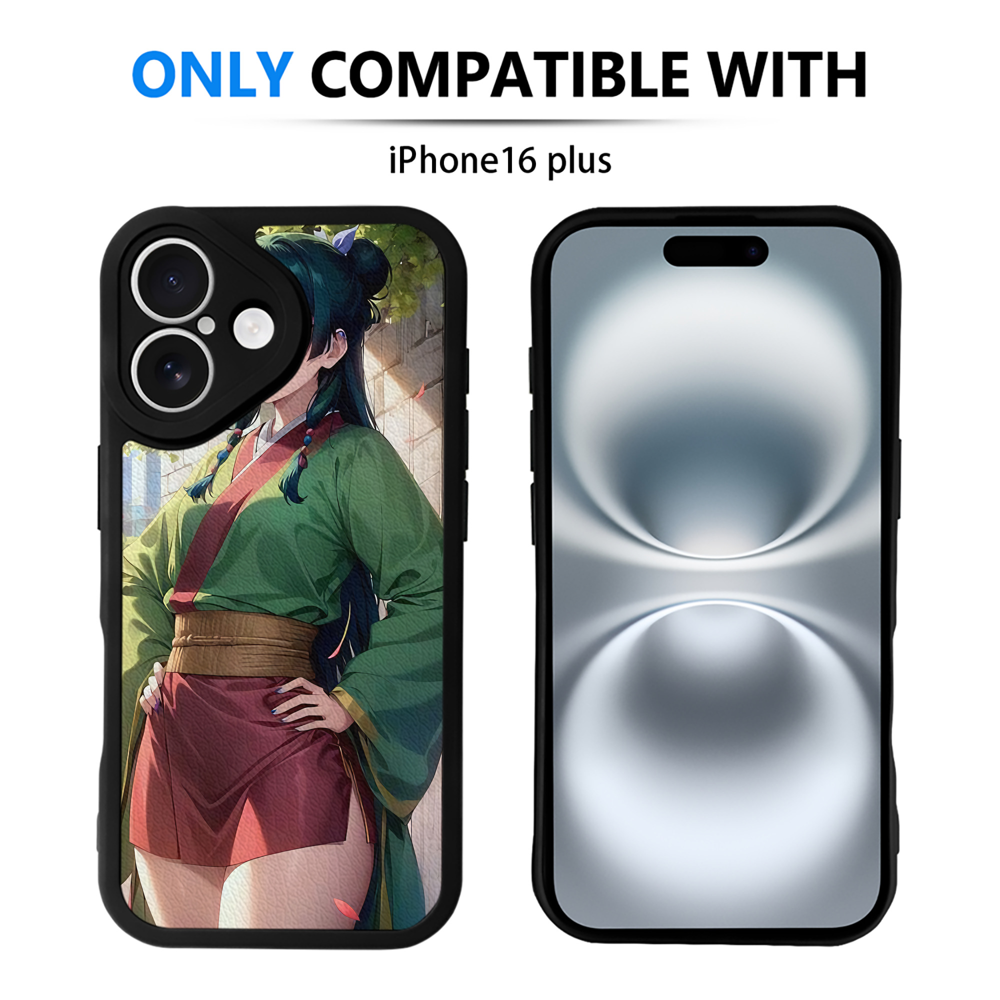 （画像用） 薬屋のひとりごと The Apothecary Diaries 【iPhone 16シリーズ対応】シリコンスマホケース（レザー調） 材質：シリコン
